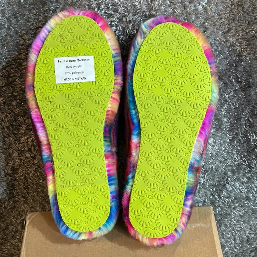 NWB UGG K Fluff Yeah Pixelate - Picture 7 of 10